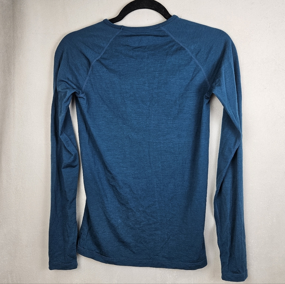 Ibex Woolies Merino Wool Long Sleeve Outdoor Base Layer XS Blue - Picture 5 of 5